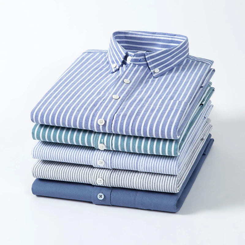 2025 100% 면 옥스포드 셔츠 비즈니스 남성용 캐 - Oxford Cotton Casual Shirt Business 리뷰 및 가격