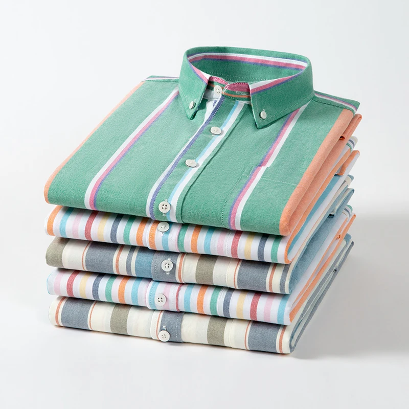 2025 100% 면 옥스포드 셔츠 비즈니스 남성용 캐 - Oxford Cotton Casual Shirt Business 리뷰 및 가격