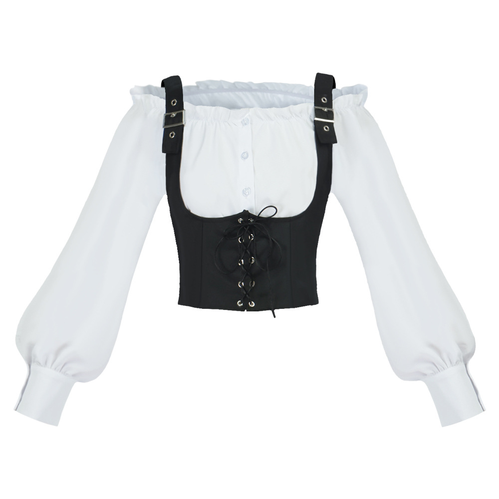 레트로 스타일의 서부풍 여성 블라우스, 스웨이드 소재  - Shirts 리뷰 및 가격
